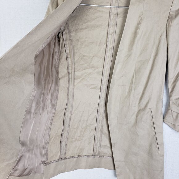 NWT Aritzia Babaton Macauley Blazer Linen Blend in Trace size 00 Neutral Office - Picture 10 of 13